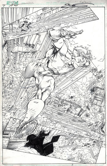 Image of Titans vol. 2 #02 page 04 Original Art by Brett Booth