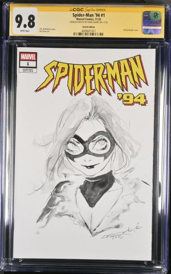 Image of Spider-Man '94 #1 Black Cat Sketch by Genki