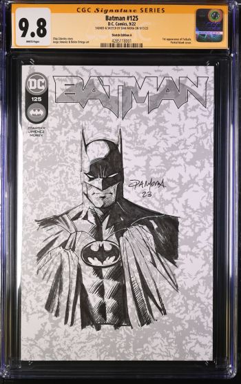 Image of Dan Mora Batman #125 Sketch Cover Signed