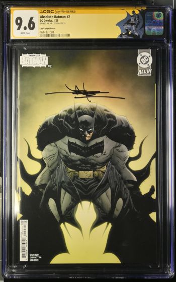 Image of Absolute Batman #2 CGC 9.6 Signature Series