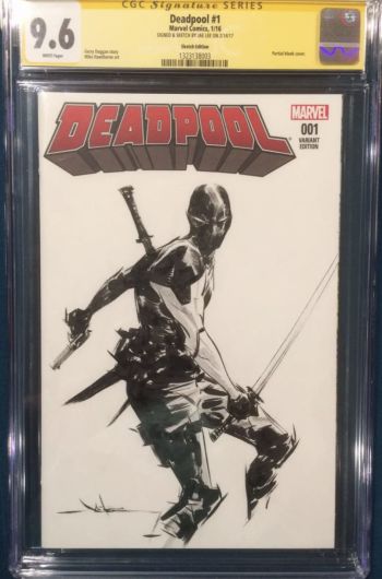 Image of Jae Lee Deadpool #1 Sketch Cover CGC 9.6