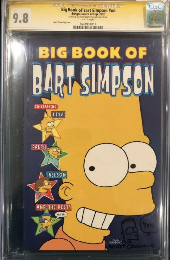 Image of Matt Groening Big Book of Bart Simpson #nn CGC 9.8