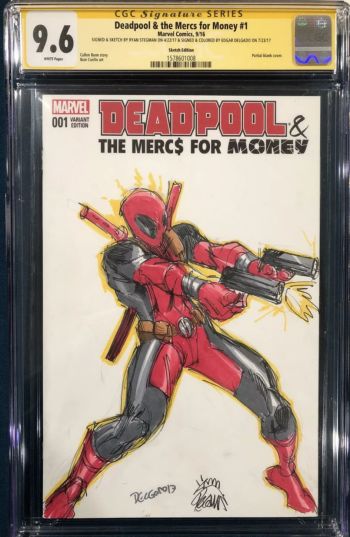 Image of Ryan Stegman Deadpool & the Mercs for Money #1 Sketch Cover