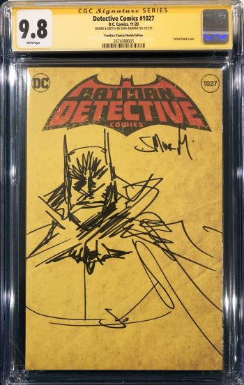 Image of Sean Murphy Detective Comics #1027 Sketch Cover CGC 9.8