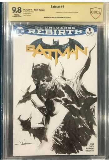 Image of Jae Lee Batman #1 CBCS 9.8 Sketch Cover