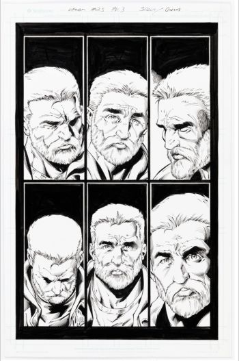 Image of Mark Bagley Venom 25 Original Comic Page