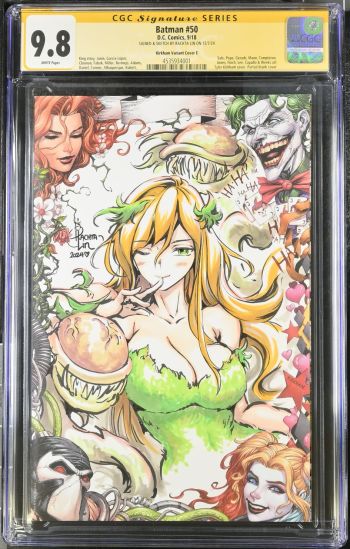 Image of Batman #50 CGC 9.8 Signed Sketch Cover