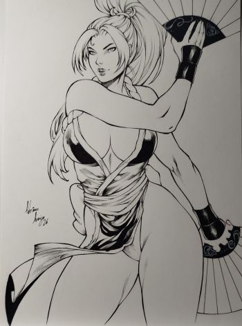 Image of Mai Shiranui PIN UP 9x12