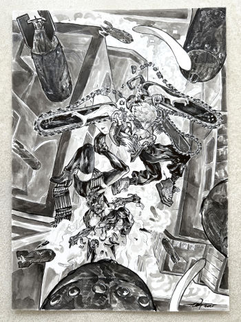 Image of Chainsaw Man x Bomb Girl - Original Art