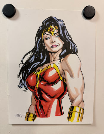 Image of Mike Hawthorne's ART & LOVE Day 3: Wonder Woman!