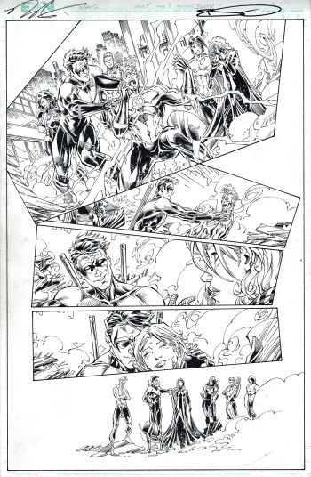 Image of Titans vol. 2 #04 page 7 by Brett Booth