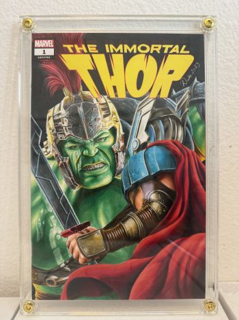 Image of Hulk vs Thor Sketch Cover by David DUKE