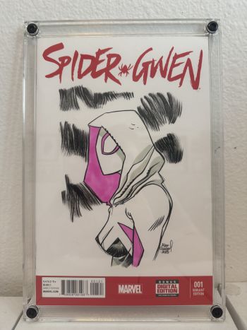 Image of Spider-Gwen Sketch Cover by Alex Riegel