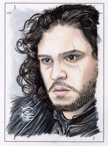 Image of Game of Thrones Jon Snow Sketch Card