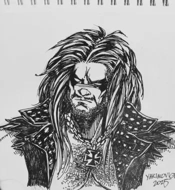 Image of Lobo Ink Sketch