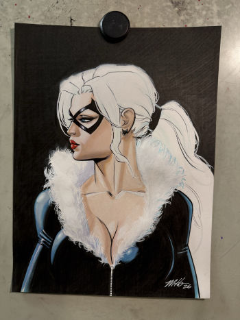 Image of Mike Hawthorne's ART & LOVE Day 5: Blackcat! 