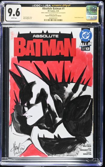 Image of Mirka Andolfo Absolute Batman #1 Sketch Cover