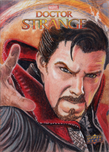 Image of Doctor Strange Upper Deck Sketch Card