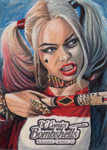 Image of Harley Quinn DC Bombshells Sketch Card