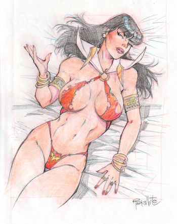 Image of Vampirella Pin Up 8.5x11 