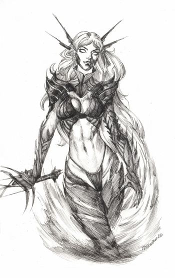 Image of Magik Ink Sketch by Steven Defendini