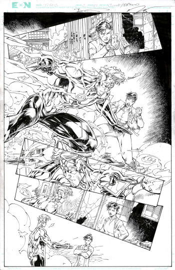 Image of Titans vol. 2 #03 page 17 by Brett Booth