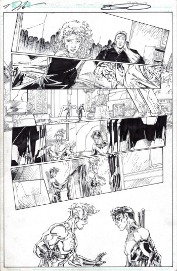 Image of TItans vol. 2 #09 page 15 by Brett Booth