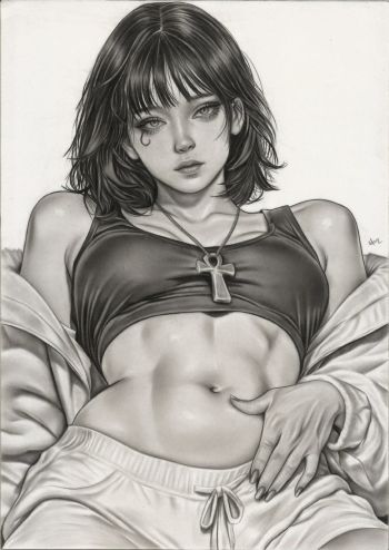 Image of Death Pin Up Portrait