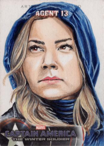 Image of Agent 13 Captain America Winter Soldier Sketch Card