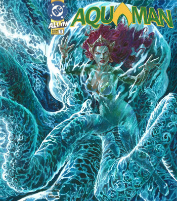 Image of Sketch Cover Mera with Water Octopus