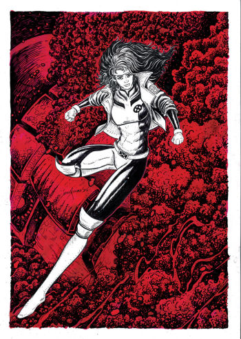 Image of Rogue original art