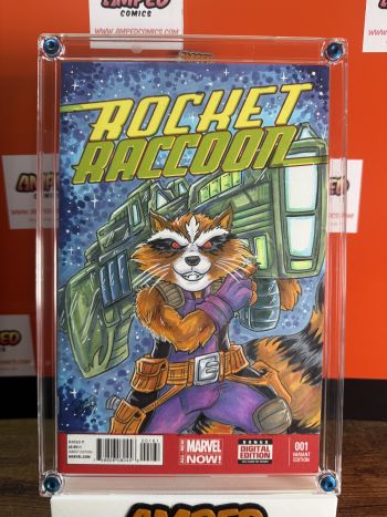 Image of Rocket Raccoon Sketch Cover by Josh Lyman
