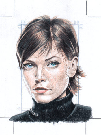 Image of Portrait of Ezri Dax from Star Trek DS9