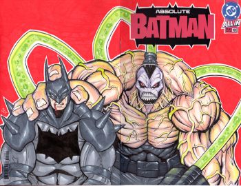 Image of Absolute Batman vs Bane by Sly!