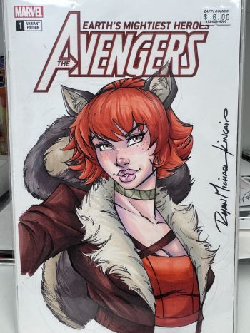 Image of Squirrel Girl Avengers Sketch Cover