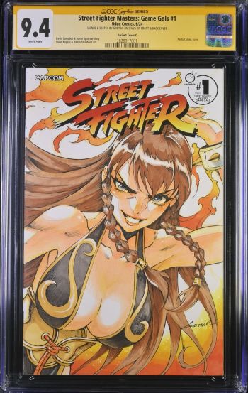 Image of Street Fighter Masters: Game Gals #1 Chun-li  Sketch Cover