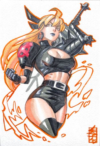 Image of Xmen Magik Pinup (7x10)