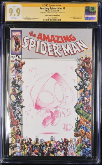 Image of Amazing Spider-Man #6 CGC 9.9 Sketch Cover