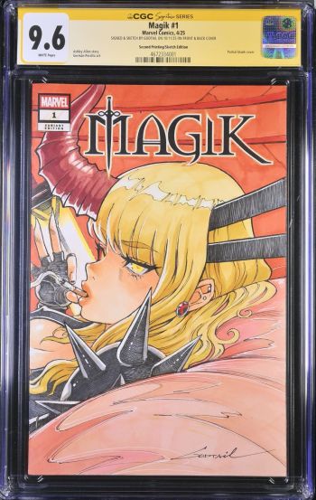 Image of Magik #1 Signed Sketch Cover