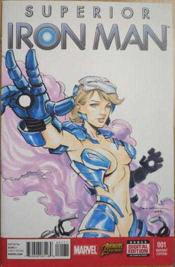 Image of Superior Iron Man #1 Variant Sketch Cover