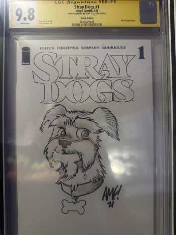 Image of Stray Dogs #1 Sketch Cover Signed
