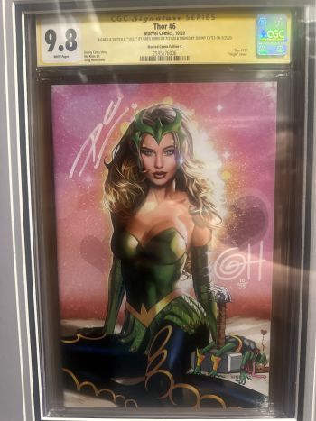 Image of Thor #6 Loki CGC 9.8 Signed Cover