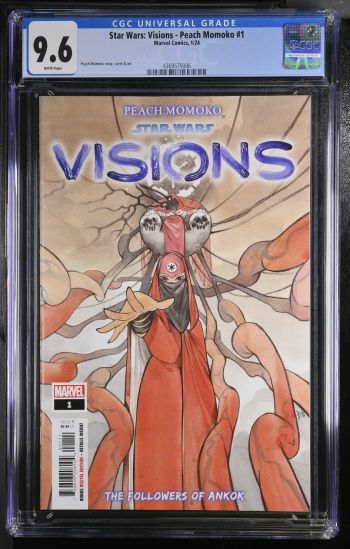 Image of Star Wars: Visions #1 Peach Momoko CGC 9.6