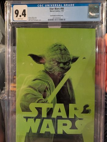 Image of Star Wars #66 CGC 9.4 Yoda Cover