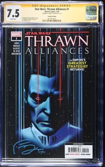 Image of Star Wars: Thrawn Alliances #1 CGC SS 7.5