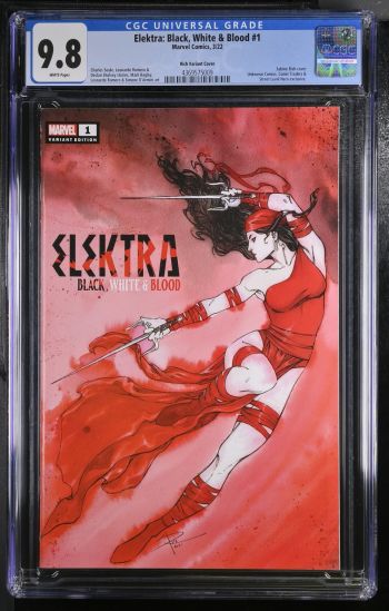 Image of Elektra: Black, White & Blood #1 CGC 9.8