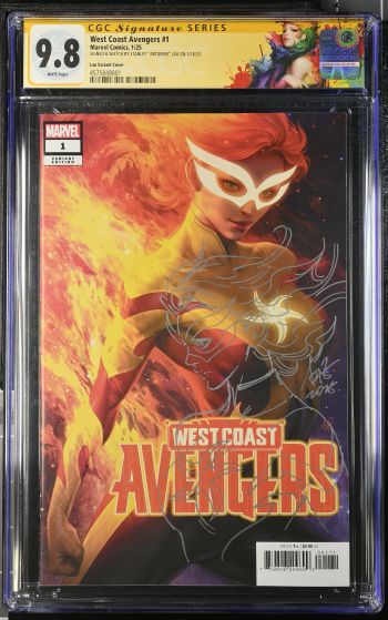 Image of Firestar Remarque on West Coast Avengers #1 by Artgerm