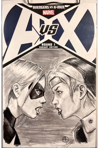 Image of Avengers vs X-Men Sketch Cover