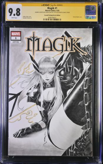Image of Magik #1 Sketch Cover CGC 9.8
