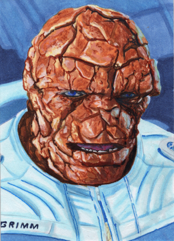 Image of The Thing Portrait Sketch Card